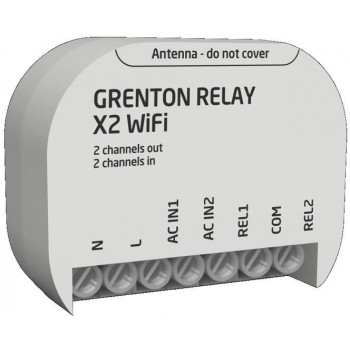 Relay output module (2 outputs) Grenton / flush mount / Wi-Fi