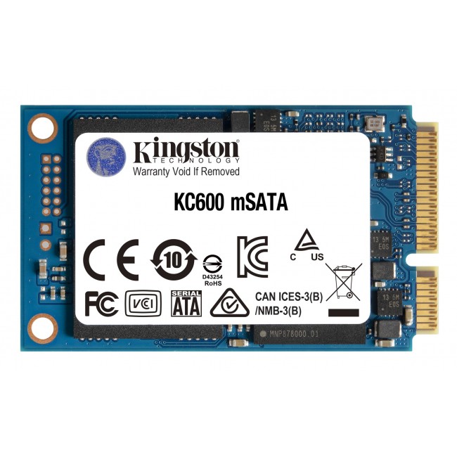 Kingston Technology 256G SSD KC600 SATA3 mSATA Kingston Technology 256G SSD KC600 SATA3 mSATA