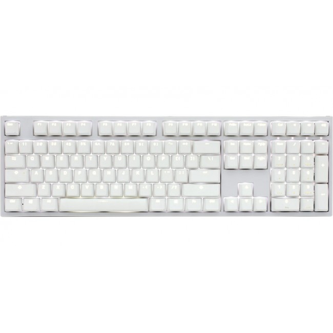 Ducky One 2 White Edition keyboard Universal USB German Ducky One 2 White Edition keyboard Universal USB German