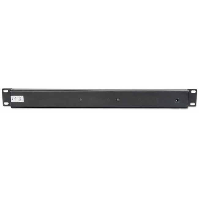 Intellinet PoE Patch Panel, 24 Port Patch Panel with 12 port RJ45 Data In and 12 port RJ45 Data and Power Out, Passive Power over Ethernet Delivered on 12 Ports, 1U, CAT5e