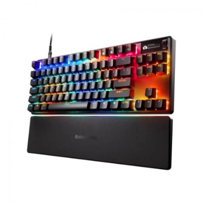 SteelSeries Apex Pro TKL Gen 3 | Gaming keyboard | Wired | US | Black | USB-C | OmniPoint 3.0 Adjustable HyperMagnetic Switches SteelSeries Apex Pro TKL Gen 3 | Gaming keyboard | Wired | US | Black | USB-C | OmniPoint 3.0 Adjustable HyperMagnetic Switches