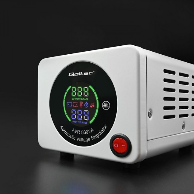 Qoltec 50722 Automatic Voltage Stabilizer AVR 500VA