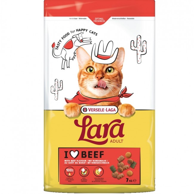 VERSELE-LAGA Lara Adult Beef - dry cat food - 7kg