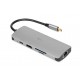 iBox IUH3RJ4K interface hub USB Type-C 5000 Mbit/s Silver