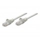 Intellinet Network Patch Cable, Cat6A, 50m, Grey, Copper, S/FTP, LSOH / LSZH, PVC, RJ45, Gold Plated Contacts, Snagless, Booted, Lifetime Warranty