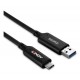 Lindy 10m USB 3.2 Gen 1 Type A to C Fibre Optic Hybrid Cable Lindy 10m USB 3.2 Gen 1 Type A to C Fibre Optic Hybrid Cable