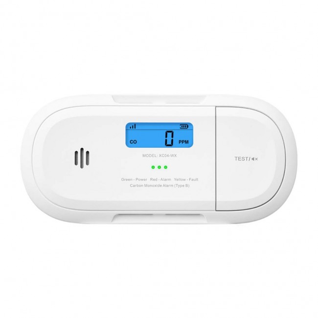X-Sense XC04-WX smart smoke detector Carbon monoxide detector Wireless connection