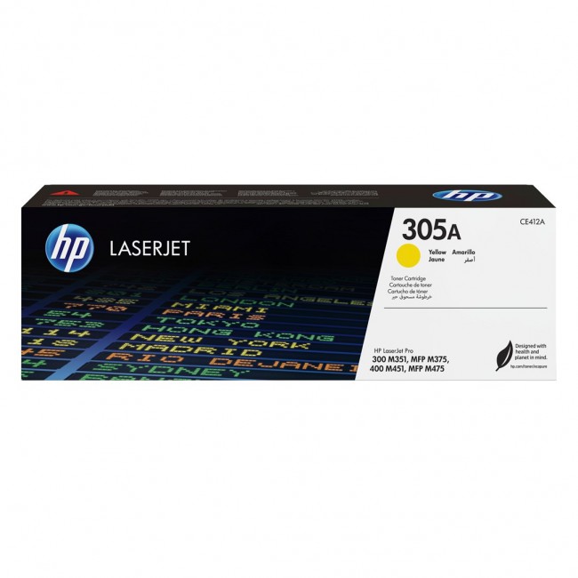 HP 305A Yellow Original LaserJet Toner Cartridge HP 305A Yellow Original LaserJet Toner Cartridge