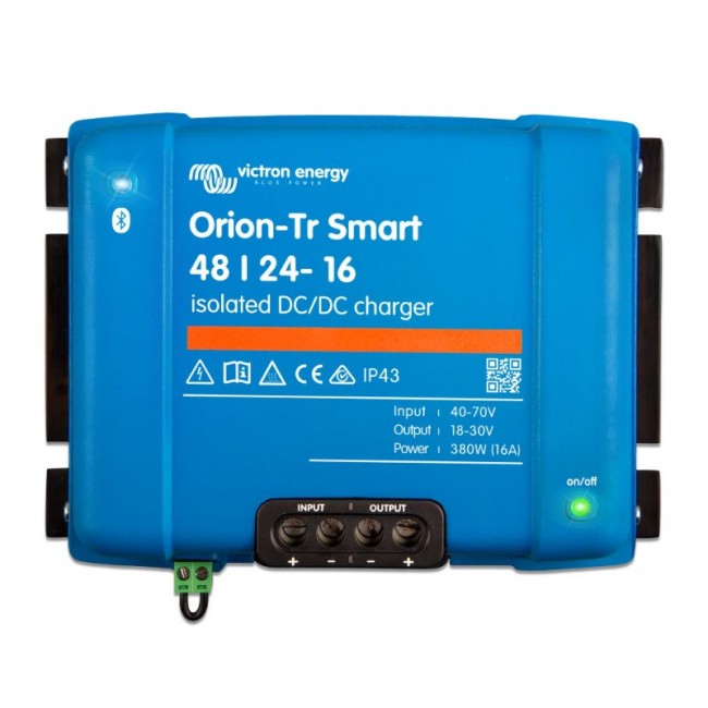 Orion-Tr Smart 48/24-16A Isolated DC-DC charger Orion-Tr Smart 48/24-16A Isolated DC-DC charger