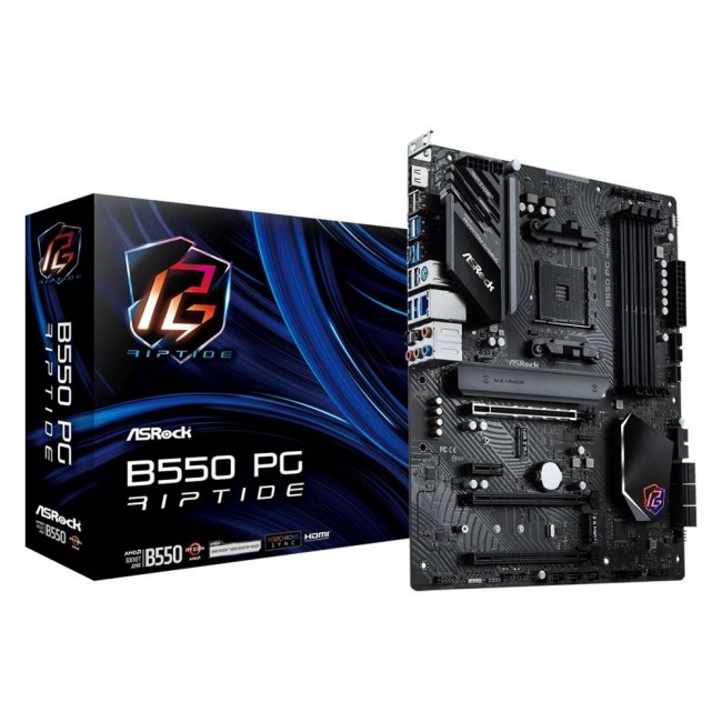 Asrock B550 PG Riptide AMD B550 Socket AM4 ATX Asrock B550 PG Riptide AMD B550 Socket AM4 ATX
