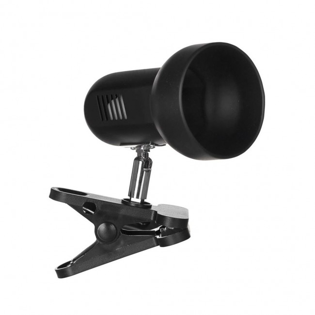 Activejet Clip-on desk lamp, black, metal, E27 thread Activejet Clip-on desk lamp, black, metal, E27 thread