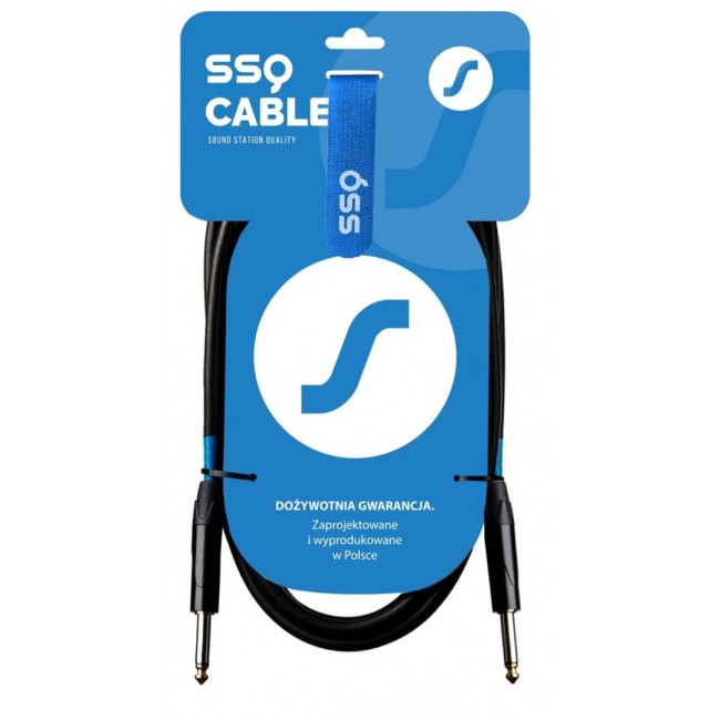 SSQ JMPJMP2 SS-1446 Cable Jack Mono - Jack Mono 2 m Black