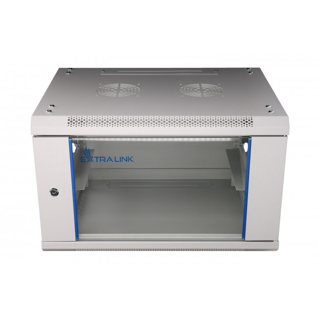 Extralink Rackmount cabinet 6U 600x450 Gray wall mounted Extralink Rackmount cabinet 6U 600x450 Gray wall mounted
