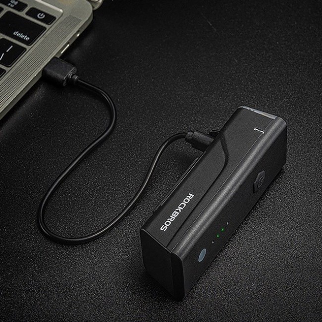 Rockbros Bike light + USB-C - USB-A cable 260 lm Black Rockbros Bike light + USB-C - USB-A cable 260 lm Black