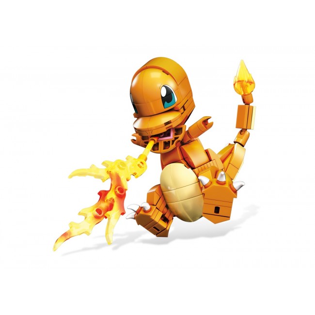 MEGA Pok mon Build & Show Charmander toy building set, 4 inches tall, MEGA Pok mon Build & Show Charmander toy building set, 4 inches tall,