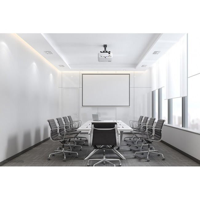 Neomounts CL25-530BL1 Beamer ceiling mount - h 25,5 cm - easy-install - full motion Neomounts CL25-530BL1 Beamer ceiling mount - h 25,5 cm - easy-install - full motion