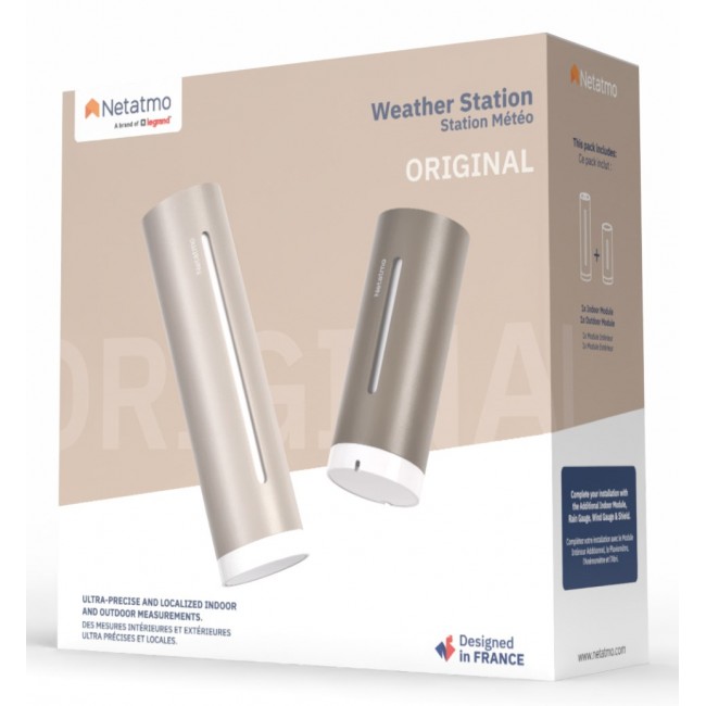Netatmo NWS-S-EC digital weather station Brown Wi-Fi