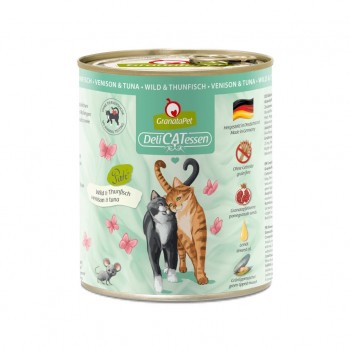 GRANATAPET DeliCATessen Game and tuna - wet cat food - 800g