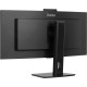 iiyama ProLite 34 VA UWQHD curved monitor with a built-in Windows Hello camera and microphone, USB-C Dock, LAN, KVM-Switch and 15cm height adjustable stand