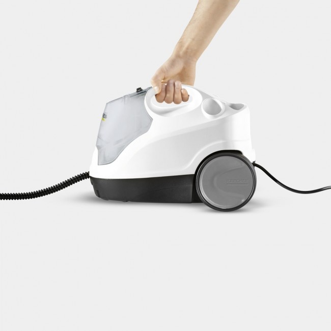 K rcher SC 4 EasyFix IRON Cylinder steam cleaner 0.8 L 2000 W Black, White