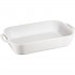 Staub Rectangular Ceramic Platter - 4.5 ltr, White