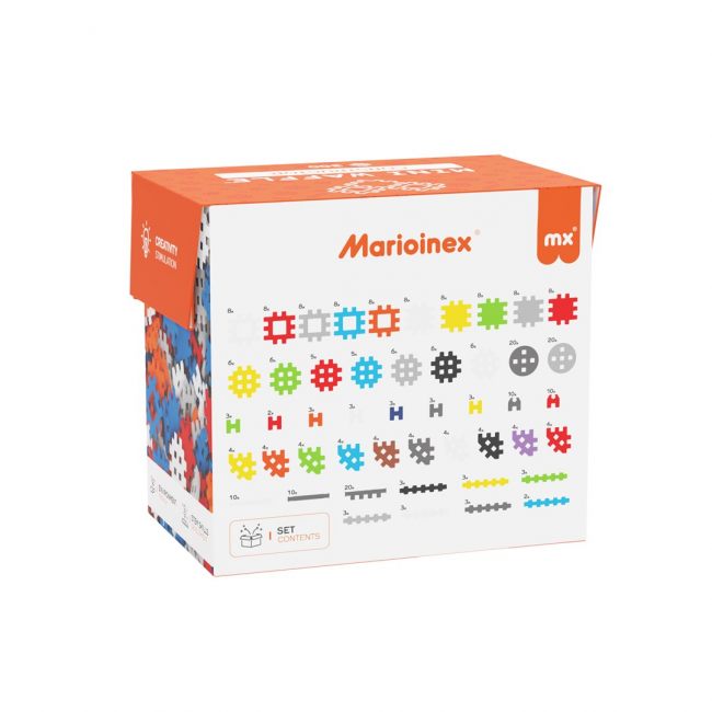 MARIOINEX Mini Waffle Building Blocks, 300 pieces