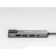Equip USB-C 5 in1 Multifunction Adapter, HDMI, Gigabit LAN, USB 3.2 GEN1, 100W USB PD Equip USB-C 5 in1 Multifunction Adapter, HDMI, Gigabit LAN, USB 3.2 GEN1, 100W USB PD
