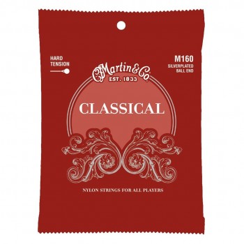Martin M160 Classical Hard Tension (28-43) - classical guitar strings