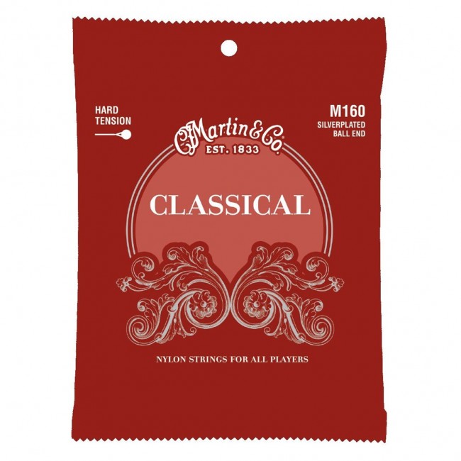 Martin M160 Classical Hard Tension (28-43) - classical guitar strings