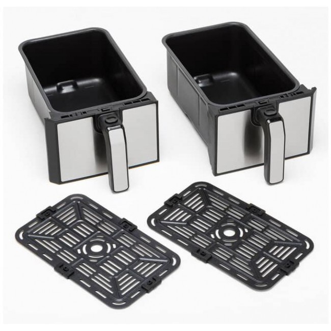 Kenwood HFM20.000MB fryer Double 8 L Stand-alone 1700 W Hot air fryer Black