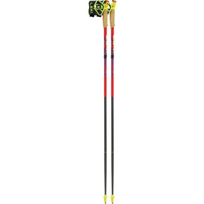 LEKI TRL Ultratrail FX One trekking poles, 125 cm, red LEKI TRL Ultratrail FX One trekking poles, 125 cm, red