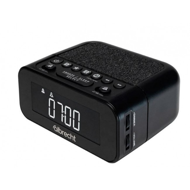 Albrecht DR 451 DAB+/UKW Radiowecker, schwarz
