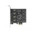 DeLOCK PCI Express x1 Card to 4 x external USB Type-A female SuperSpeed USB (USB 3.2 Gen 1)