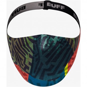 Maseczka BUFF FILTER MASK KIDS STONY GREEN one size