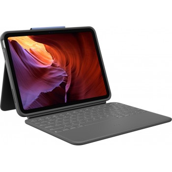Logitech Rugged Folio QWERTY US International Smart Connector Graphite
