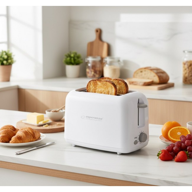Esperanza EKT002 Caprese 2 slice(s) 600 W White