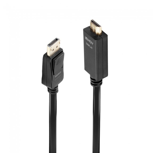 Lindy 3m DisplayPort to HDMI 10.2G Cable