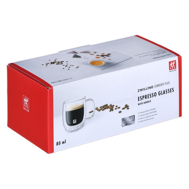 ZWILLING Sorrento espresso glasses 2x80 ml 39500-110-0 ZWILLING Sorrento espresso glasses 2x80 ml 39500-110-0