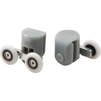 Upper double rollers for glass panes 5 mm - FI 25 mm