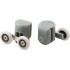 Upper double rollers for glass panes 5 mm - FI 25 mm