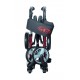 Aluminium four-wheel walker AT51006
