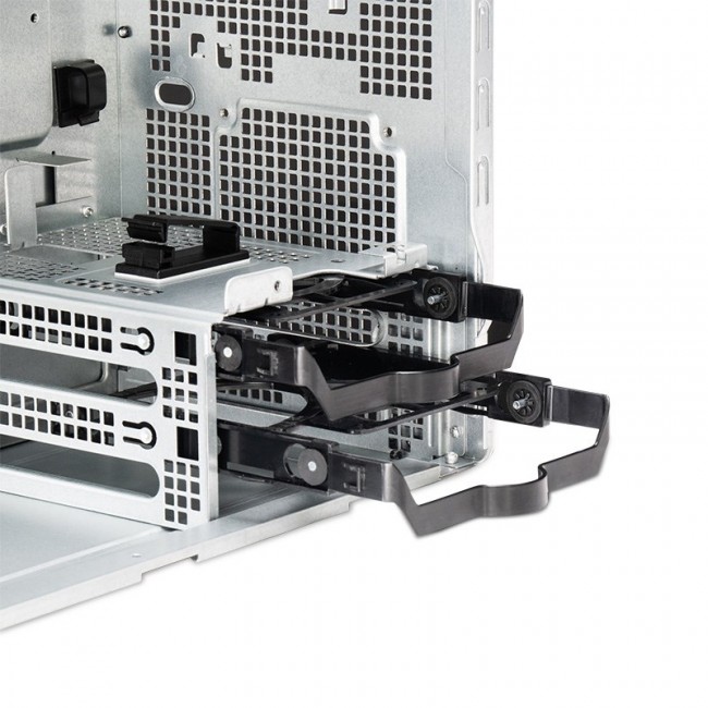 Chieftec Midi Tower BS-20B-OP, Schwarz o.NT Black