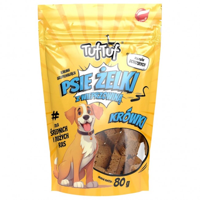 TUF TUF Psie elki - pork fudge - dog treat - 80g TUF TUF Psie elki - pork fudge - dog treat - 80g