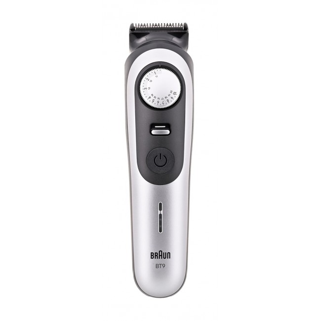 Braun BeardTrimmer 9 80789785 beard trimmer AC/Battery 20 2 cm Wet & Dry Grey