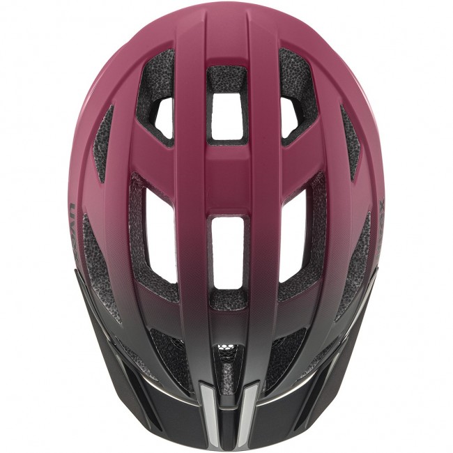 Bicycle helmet UVEX I-vo 2 MIPS 56 60 cm, cranberry/black matt