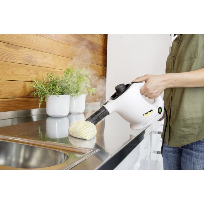 K rcher SC 1 EasyFix Portable steam cleaner 1200 W Black, White