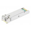 Intellinet Gigabit Fiber WDM Bi-Directional SFP Optical Transceiver Module 1000Base-BX-D (LC) Single-Mode Port, 120 km (75 mi.), BiDi WDM (RX1490/TX1550), MSA-compliant for Maximum Compatibility, Silver