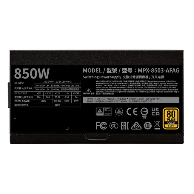 Cooler Master GX II Gold 850 ATX 3.1
