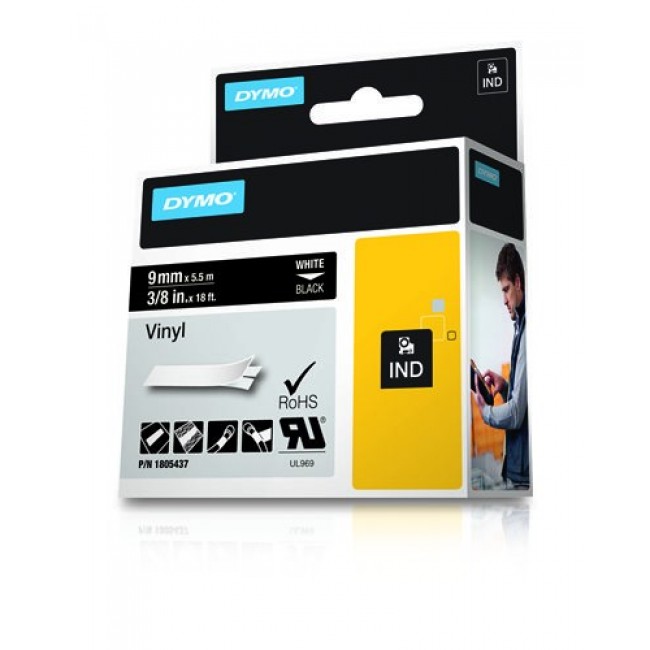 DYMO IND Vinyl Labels DYMO IND Vinyl Labels