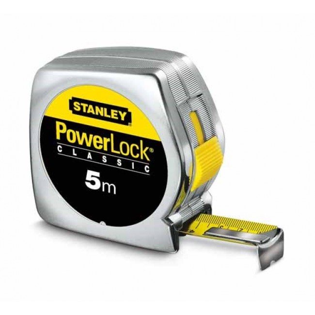 Stanley 1-33-194 tape measure 5 m Acrylonitrile butadiene styrene (ABS) Black, Yellow